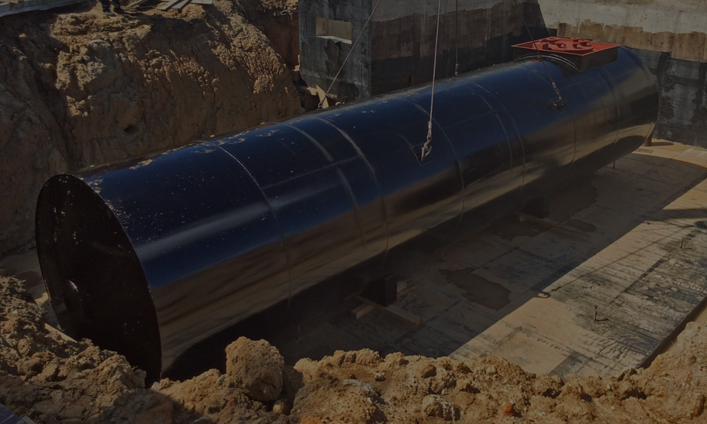 Горизонтальные подземные резервуары