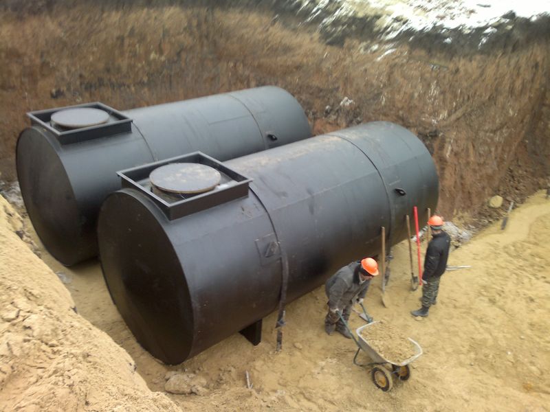 Производство горизонтальных резервуаров