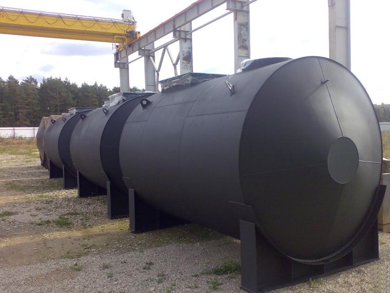 Производство горизонтальных резервуаров