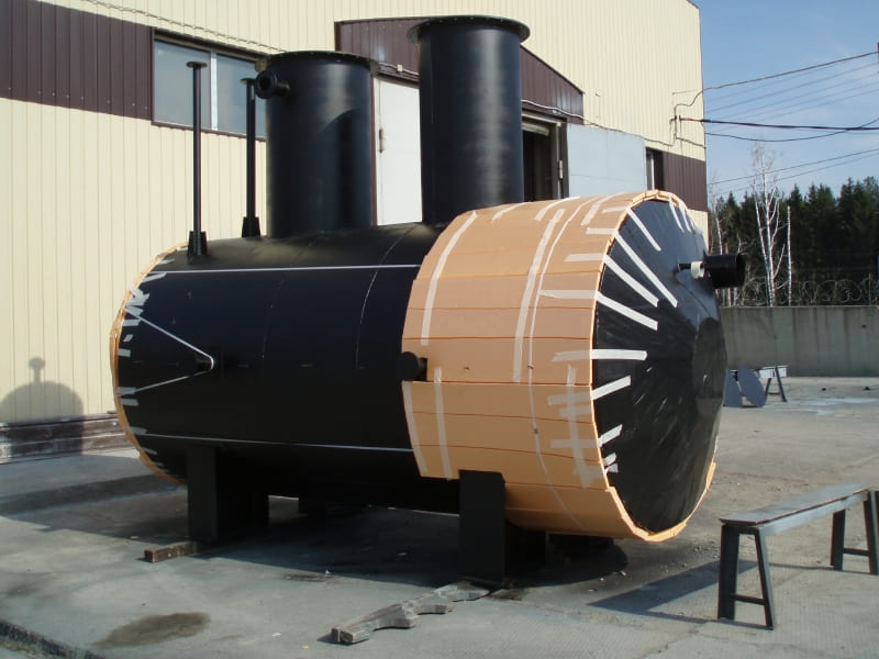 горизонтальный резервуар объемом 10 м3