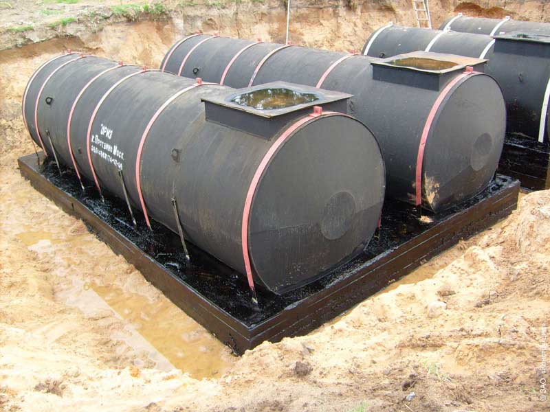 горизонтальный резервуар для жидкостей