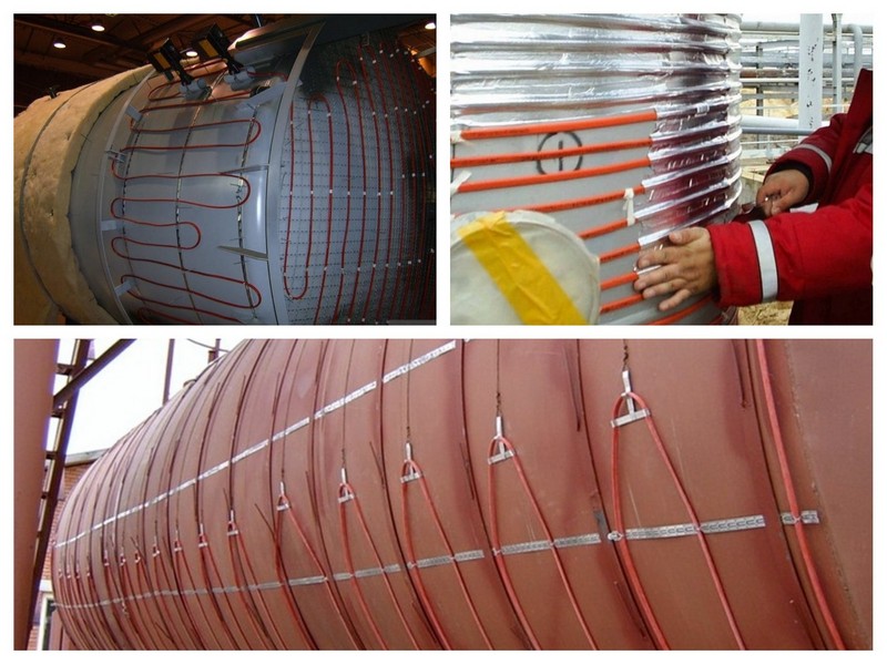 Система обогрева резервуаров