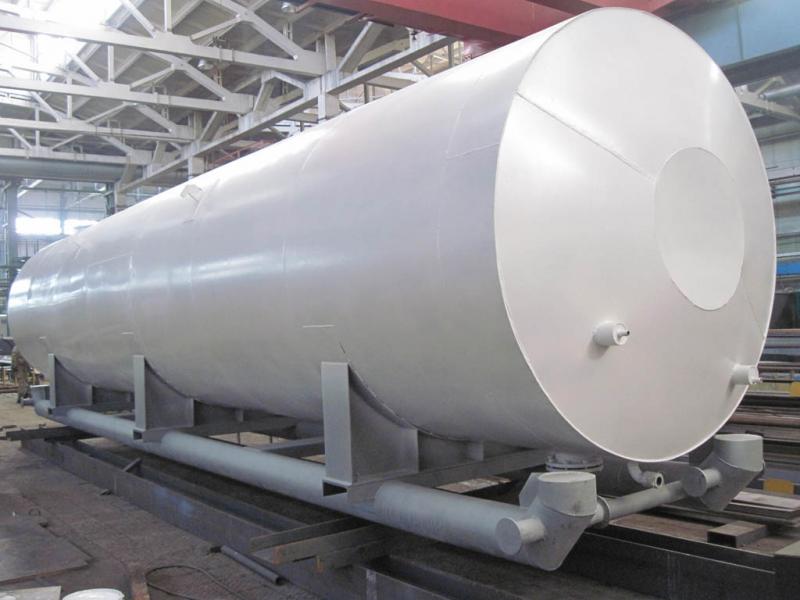 Горизонтальные резервуары  для нефтепродуктов