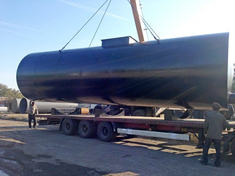 Горизонтальные резервуары  для нефтепродуктов