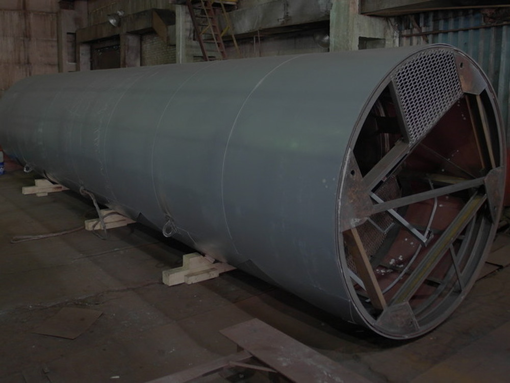 Производство горизонтальных резервуаров