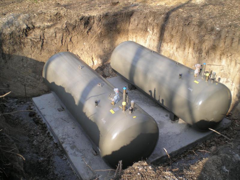 Резервуары горизонтальные наземные и подземные